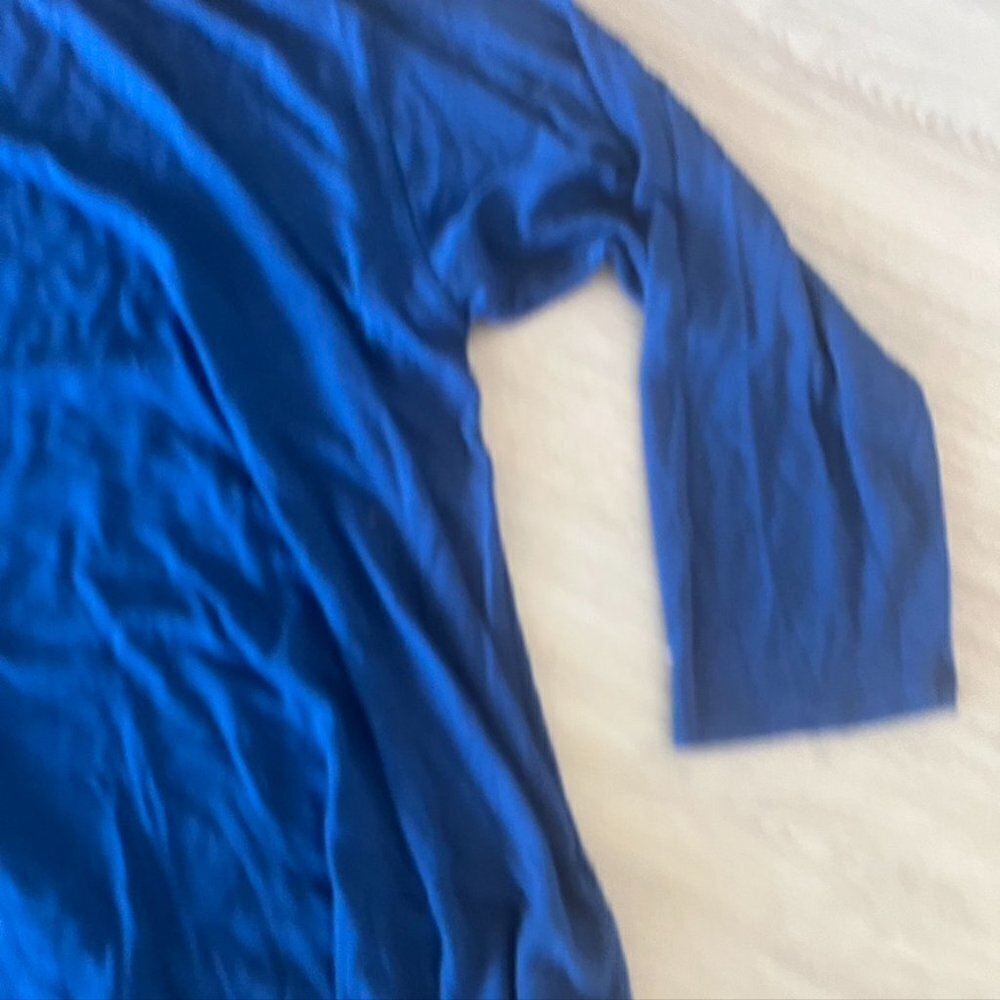 Athleta cloudlight long sleeved shirt Navy Blue 2X - Picture 3 of 9